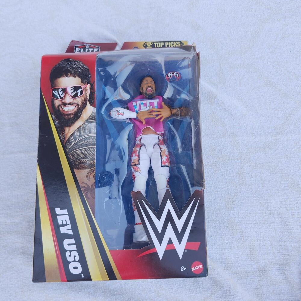 NIB Mattel WWE Elite Collection Series 124 Jey Uso Action Figure